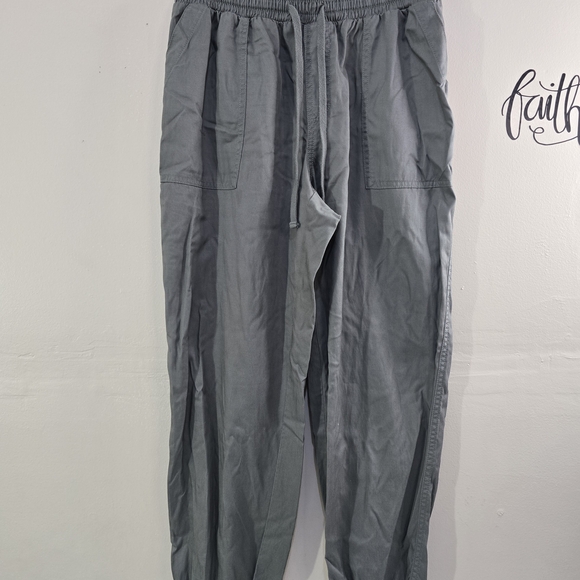 A New Day Olive Green Jogger Pants | Size Small | Elastic Waist Casual Pants - Picture 2 of 12